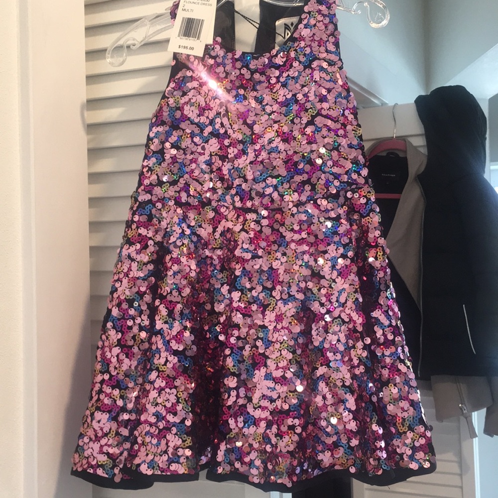 Milly Minis Sequin Cocktail Dress
